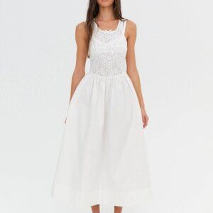 NWT For Love & Lemons Mandy Midi Dress (S)